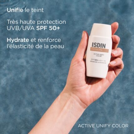 ISDIN FOTO ULTRA 100 ACTIVE UNIFY FUSION FLUID COLOR CORRIGE TEINTE SPF50 50ML