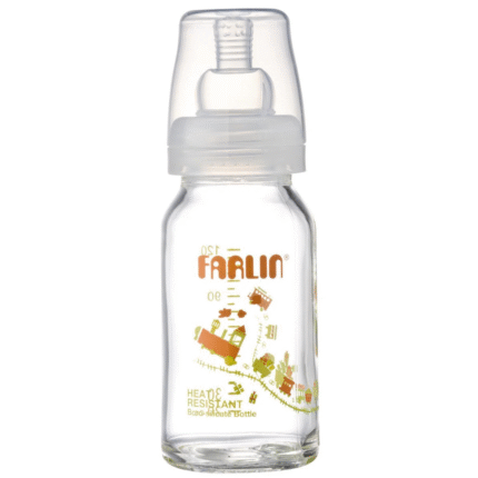 FARLIN BIBERON GLASS FEEDING BOTTLE VERRE 120ML REF 808G