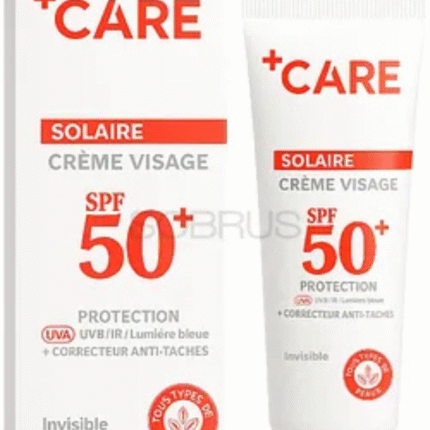 +CARE CREME SOLAIRE VISAGE SPF50+ INVISIBLE 50ML