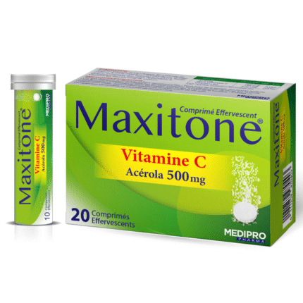 MAXITONE VITAMINE C ACEROLA 500MG B20 COMP EFFER