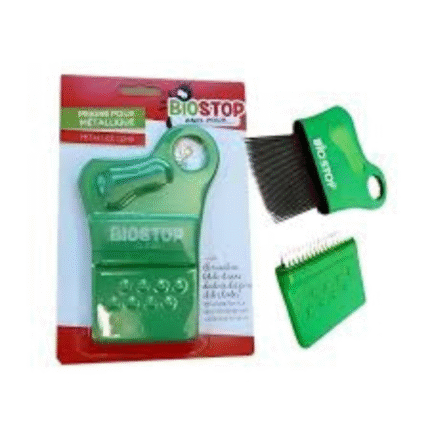 BIOSTOP ANTI-POUX PEIGNE POUX METALLIQUE REF CL-C300