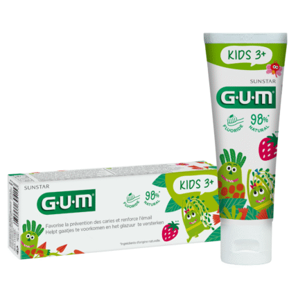 GUM SUNSTAR DENTIFRICE KIDS 3ANS+ FRAISE 50ML